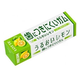 Lotte Free Zone Gum Жевательная резинка вкус лимона пластинки 25,2 гр
