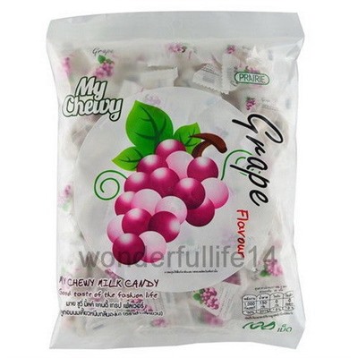 Тайские молочные конфеты с виноградом 67 гр