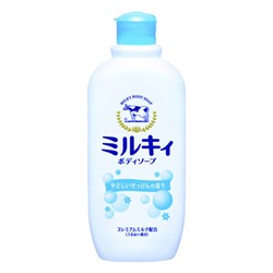 Молочное увлажняющее жидкое мыло для тела с ароматом цветочного мыла «Milky Body Soap» 300 мл (флакон с крышкой) / 24
