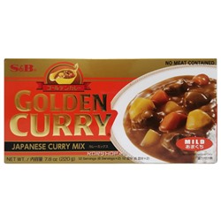 Нежный соус карри микс Golden Curry S and B, Япония, 220 г Акция