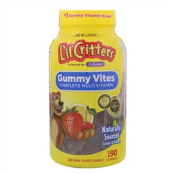 L'il Critters, Gummy Vites, полноценные мультивитамины, 190 жевательных мармеладок