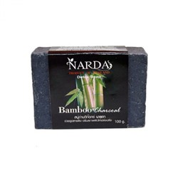 Черное бамбуковое мыло Narda Charcoal Bamboo 100 гр