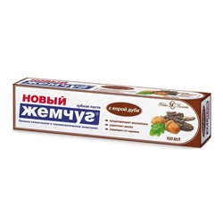 Зубная паста Невская косметика «Новый жемчуг» Кора дуба, 100 мл